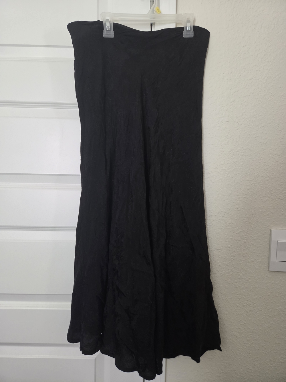 Black Women's Flared Floral Skirt
